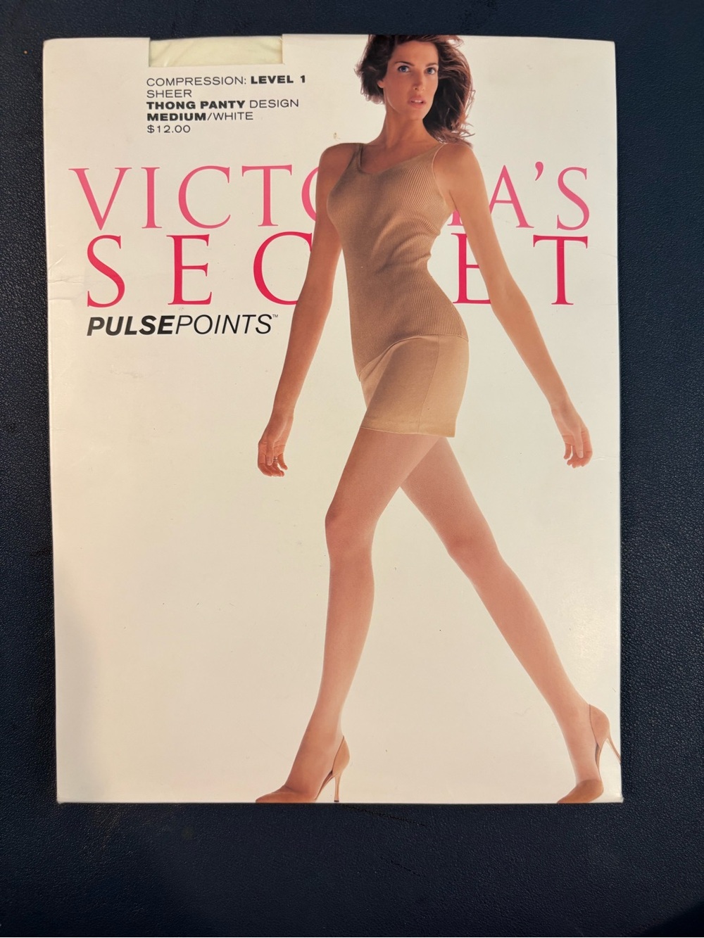 Victoria's Secret PulsePoints Sheer Thong Hosiery - Nude